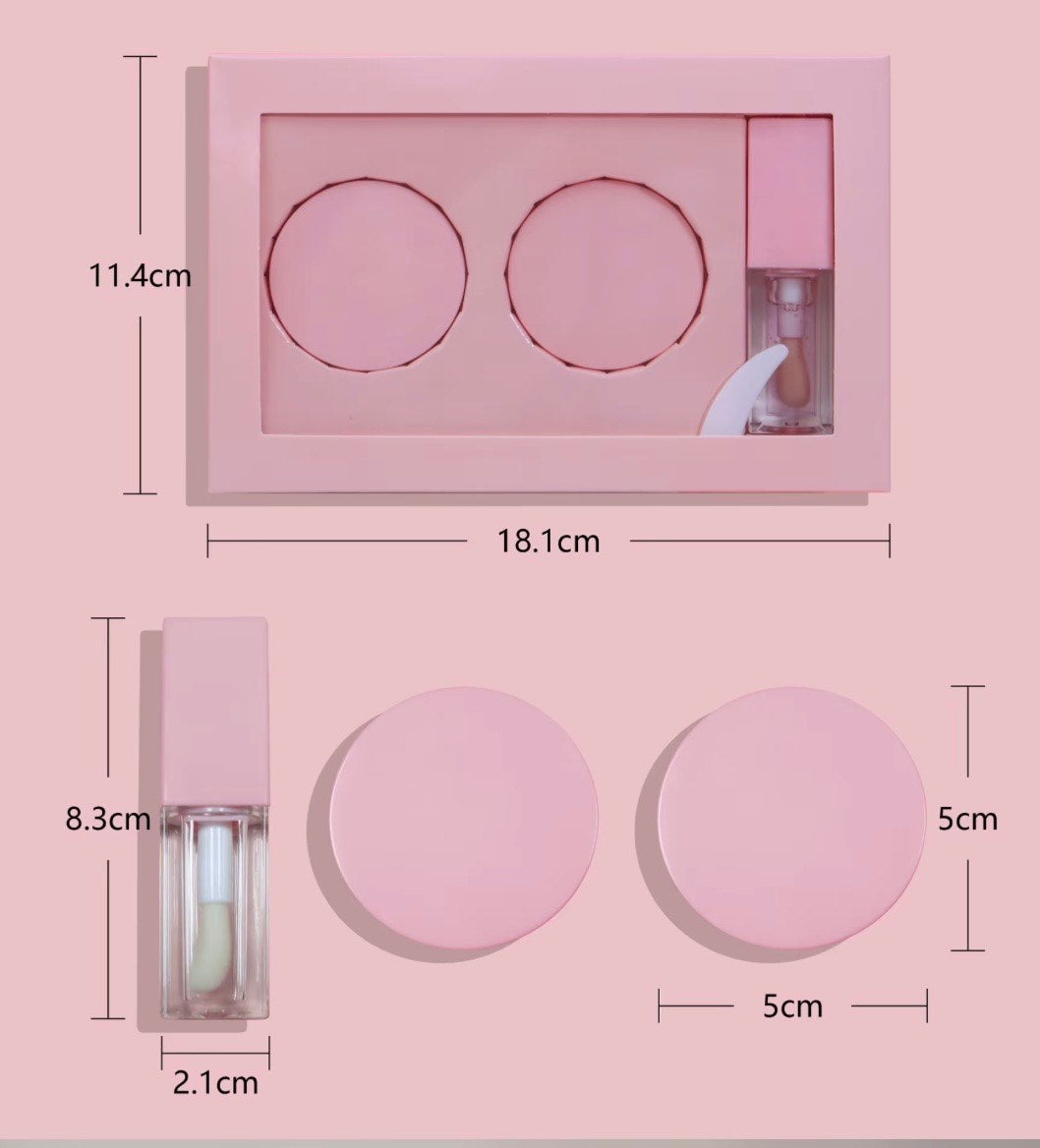 Organic Lip Kit Set (3 Piece) Exfoliator, Lip Balm, Lip Oil